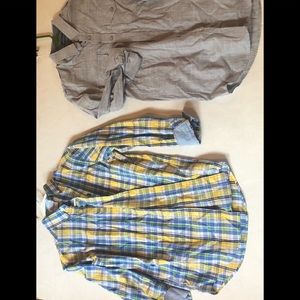 2 young boys shirts